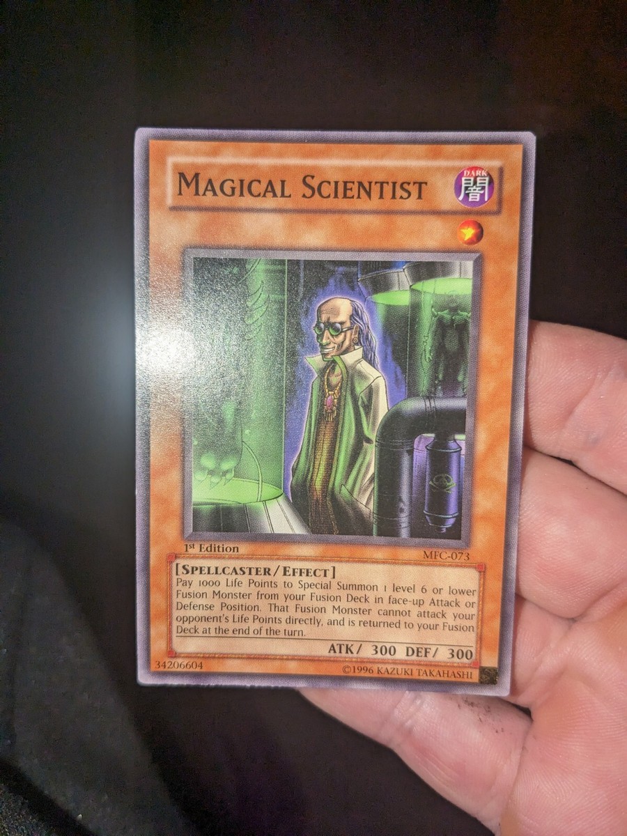 Yu-Gi-Oh! TCG Magical Scientist Magician's Force MFC-073 1st Edition Common  | eBay