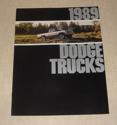 1989 dodge trucks full line advertising auto sales