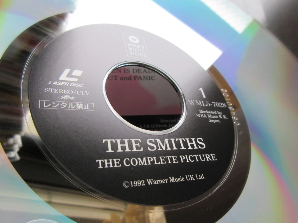 Smiths Complete Picture Japan Laserdisc w OBI Morrissey Marr WML5-7028 LD C86 - Image 4 of 4