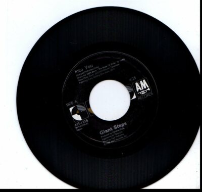 GIANT STEPS INTO YOU/GIVE IT UP 45RPM VINYL