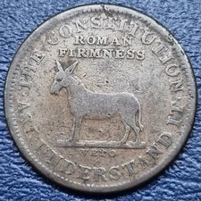 Hard Times Token Roman Firmness / Take the Responsibility Circulated #71138