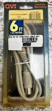 QVS 6' AT Keyboard/MIDI Male to Male Cable 26 AWG 5-Pin DIN