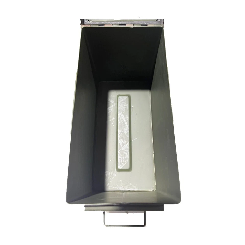 ¡PACK DE 3! TRES LATAS DE MUNICIÓN 50 CAL GRADO 2 M2A1 5.56 LATAS DE MUNICIÓN VACÍAS Foto 4 de 4