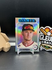 TJ Hopkins 2024 Topps Heritage High Number Refractor /225 Rookie (CBR)
