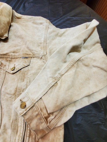 Carhartt 100th Anniversary Trucker Style Jacket Men’s XL Faded Beige Distressed - Picture 7 of 24