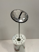 Antique Victorian Hatpin Large Clear Crystal Glass Rhinestones  9.25”