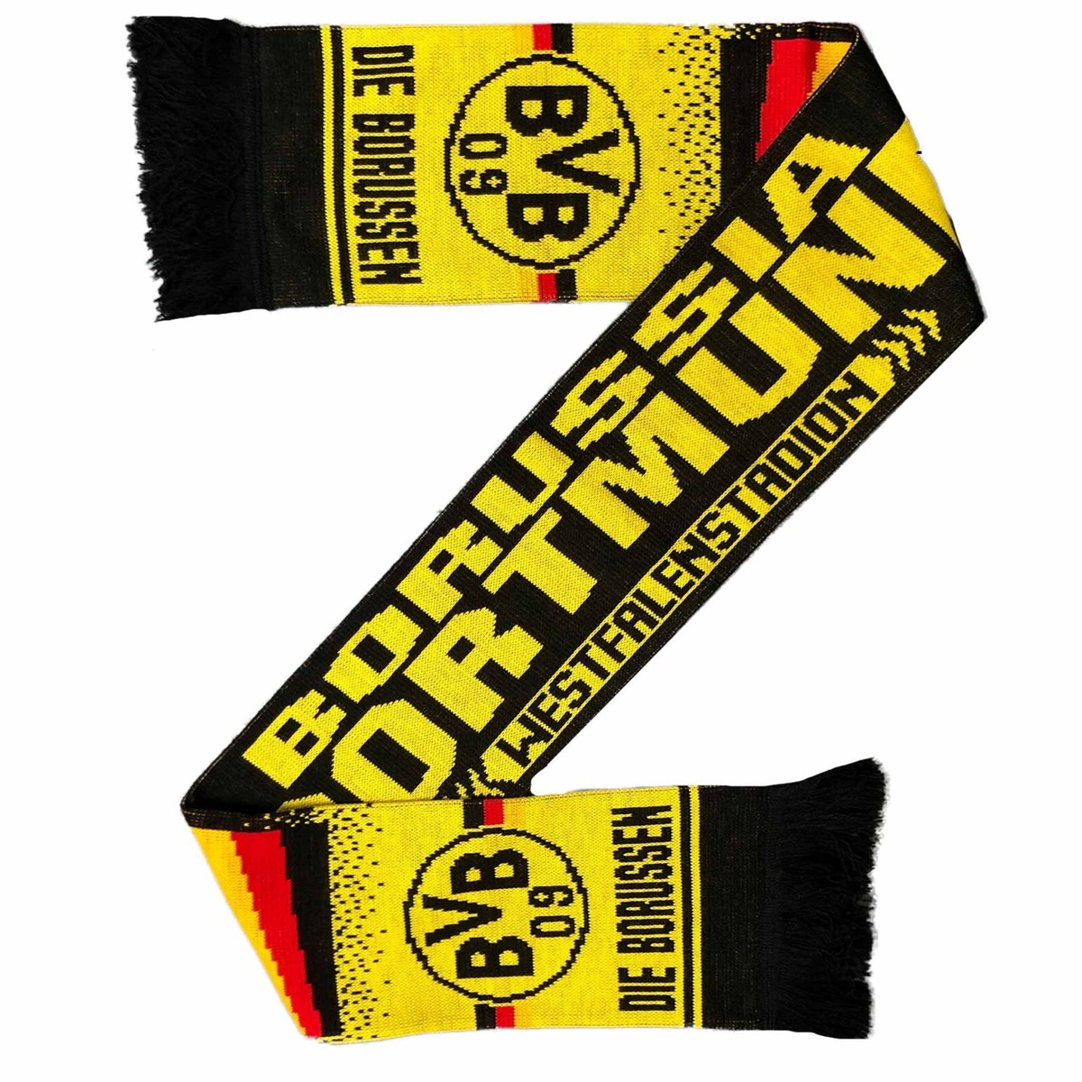 Écharpe Voiture Borussia Dortmund BVB 09 – Officiel Fanartikel Noir & Jaune – Montrez Votre Passion BVB !
