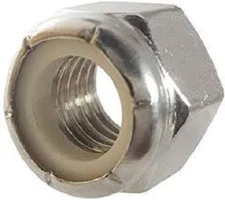 500PC Grade 5 Coarse Thread Nylon Insert Hex Lock Nut Assortment Zinc Plated