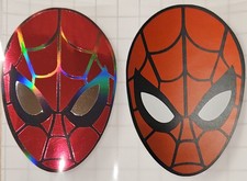 Spiderman face logo 3 colour premium vinyl sticker decal art car van laptop wall