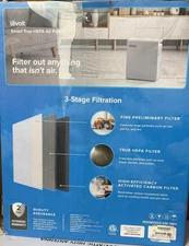 Levoit LV-RH131S Smart Wi-Fi True HEPA Air Purifier - White