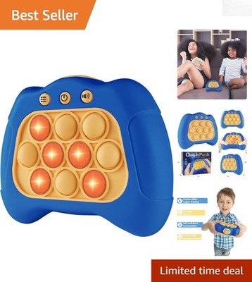 Blue Pop The Target! Handheld Game: Fun Multiplayer Action for All Ages
