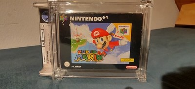 SUPER MARIO 64 Nintendo 64 WATA 7.5 CIB Complete Box 1st Print 1996 - 9.2 Manual