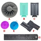 Dental Gutta Percha Points Root Files Gauge Cutter Plate Tray Messurement Ruler