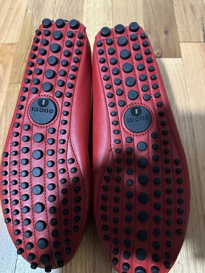 正品古驰 Tobasco 皮革男式乐福鞋 US8 EU41.5 GUCCI/UK7.5 — 第 2/4 张图片