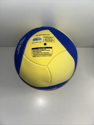 Mikasa Volleyball Gelb Blau Trainingsball Synthetik Leder