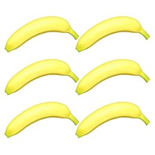 6 Pcs Banana Prop Artificial Fruits for Decoration Display Props