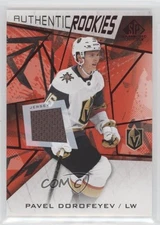 2021 SP Game Used Authentic Rookies Red Jerseys Pavel Dorofeyev #174 Rookie RC
