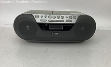 Sony CFD-S05 Portable Boombox CD Radio Cassette Player - Tested