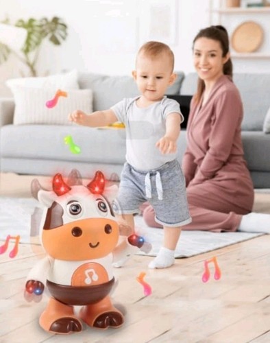 Cute Cow Electric Sound And Light Dancing Toy NOT TESTED but looks new - Picture 5 of 11