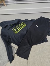 Under Armour UA Men's Fleece Sweatsuit 2 Piece Hoodie Size XL Pants Size L