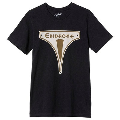 Epiphone Vintage Badge Tee T-Shirt, Black, XXL Extra Extra Large