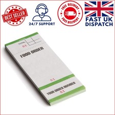 Eco-Friendly 50-Pack Restaurant Order Pads - Durable and Efficient 63.5 x 152mm