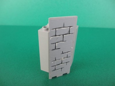 Lego 2345 pb15 Mauer Ecke beklebt Steine Set 7094 Ritter Burg Castle (110125B5)