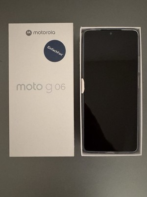 EinfachFon Seniorenhandy Smartphone Basis Motorola Moto G06 Blau 13.04.2026