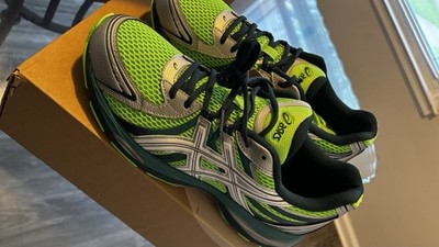 ASICS GEL-Sekiran ''Green Gecko/Pure Silver'' Men s Low Top Mesh Lace-Up