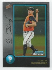2018 Bowman Draft 1998 Chrome 20th Anniversary Grayson Rodriguez #98B-GR Orioles