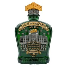Packers Lambeau Field 105Th Anniversary Cheeseheads Whiskey Bottle