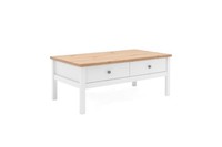 Couchtisch Batley Weiß 100X40X55 Cm Wohnzimmertisch