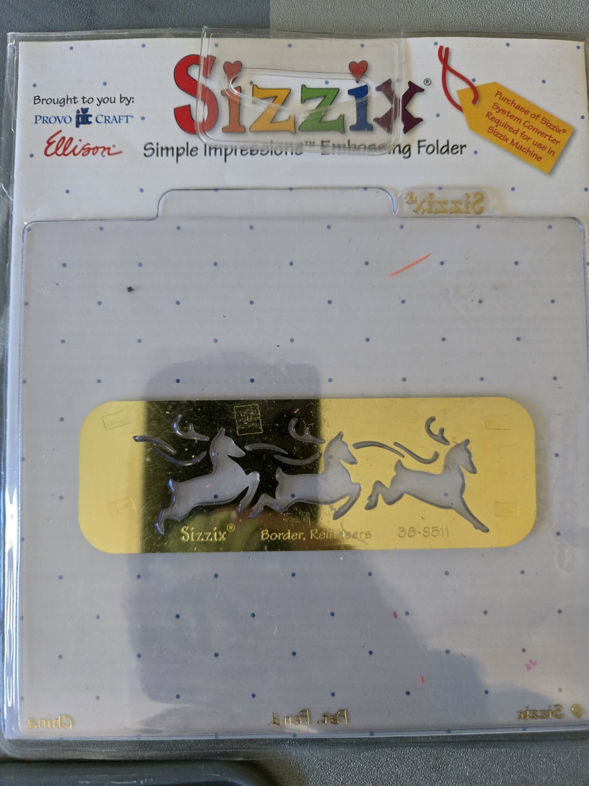 Sizzix Simple Impressions Embossing Christmas Folder Lot