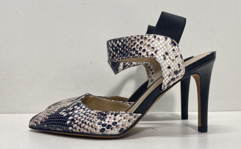 Franco Sarto Women's Lima Pumps in a Snakeskin Print Size 5.5