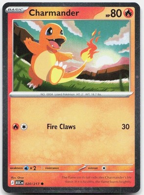 Charmander - 020/217 (Cosmos Holo) 020/217  Pokemon NM