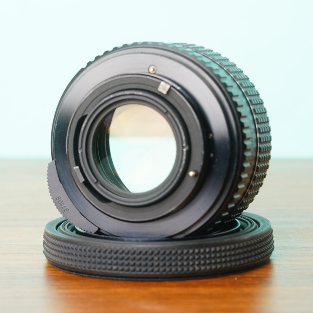 完動品◎ペンタックスSP ブラック 55mm f1.8 ケース付き 97/85 Completely Operated Pentax Sp Black 55Mm F1.8 With Case 97