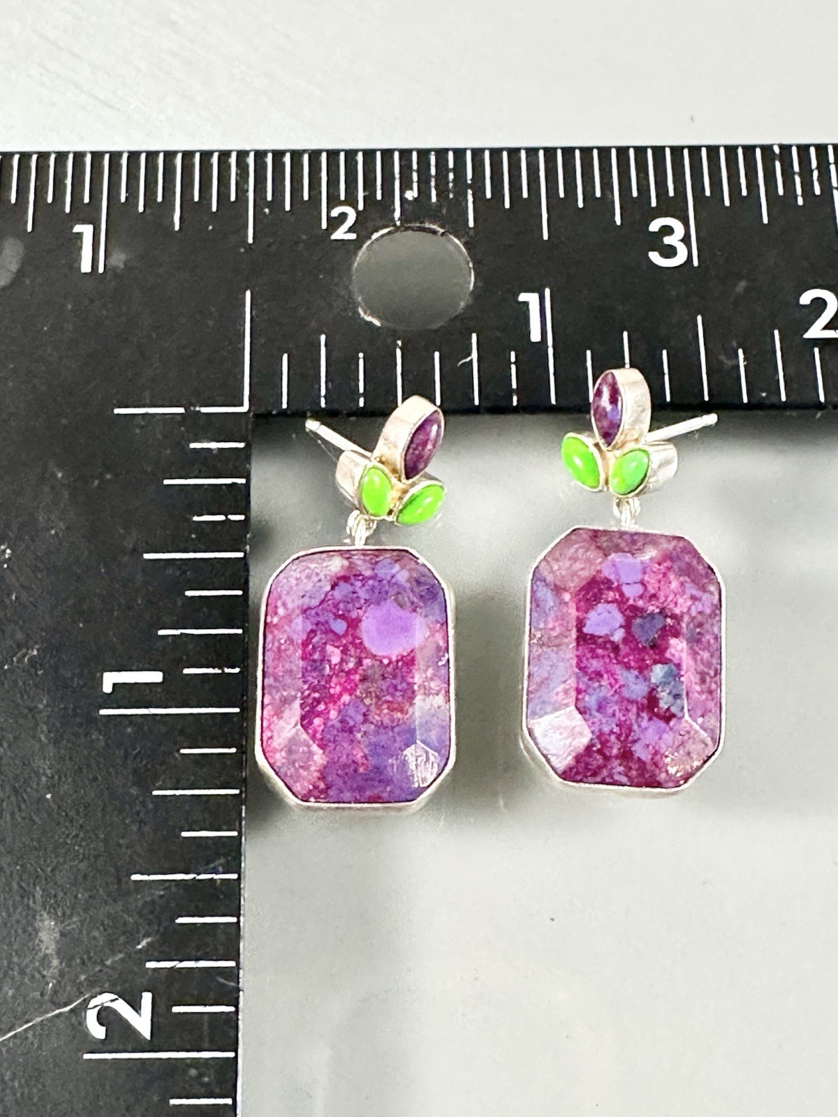 Jay King DTR 925 Sterling Rectangular Purple Turq… - image 6