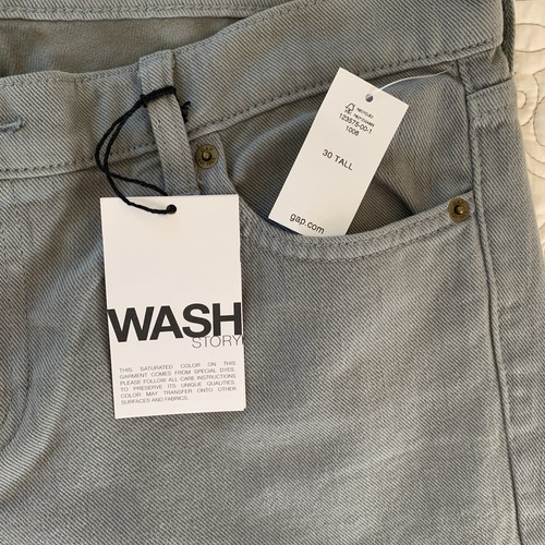 NWT Gap 1969 Gray Girlfriend Jeans Women’s Size 30 Tall Classic Denim (33x31) - Picture 6 of 15