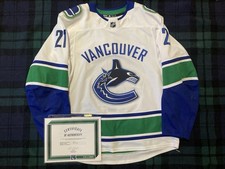 Game Worn Jersey Vancouver Canucks Louis Eriksson 2018/2019 NHL Adidas