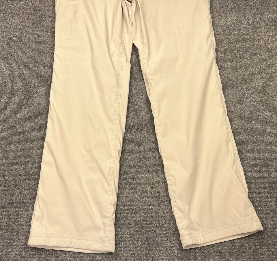 Pantalones de Senderismo Eddie Bauer Forrados de Vellón para Mujer Talla 16 X 31" Entrepierna Beige Foto 4 de 4