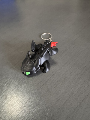 Glow-in-the-dark toothless Keychain