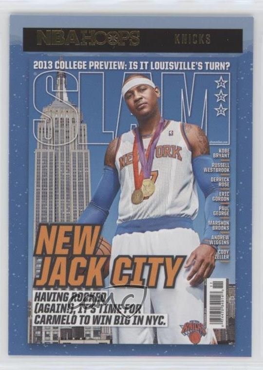 2020-21 Panini NBA Hoops Slam Winter Carmelo Anthony #3 HOF 06z2
