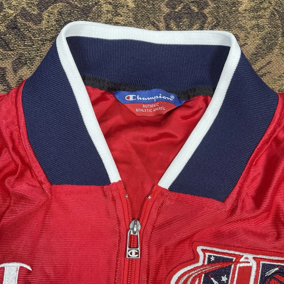 复古休斯顿彗星女式中号冠军 WNBA 篮球热身射击衬衫 — 第 3/4 张图片