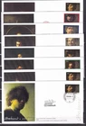 [G191810] Art Rembrandt Netherlands Nice Lot First Day Covers UNG