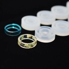 Ring Making Kit 4pc Silicone Jewelry Molds for DIY Crafts Epoxy
