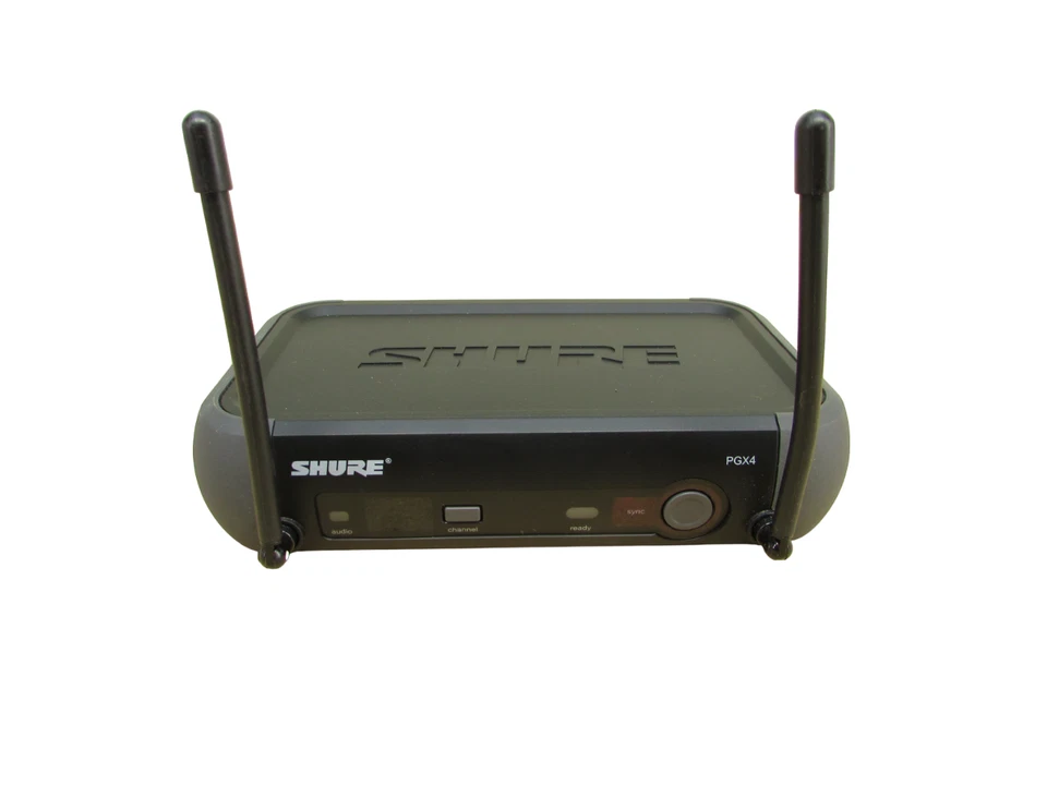 Shure PGX4 J6 572-590 MHz Wireless Microphone Receiver W/ AC Adapter - Image 2 of 4