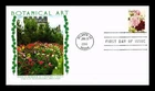 US COVER BOTANICAL ART FIRST DAY ISSUE PANDA CACHET
