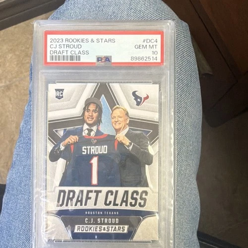 Panini 2023 Rookies & Stars Draft Class Rookie PSA 10 C.J. Stroud DC-4 Texans