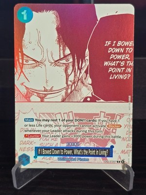 If I Bowed Down to Power, What's the Point in Living? OP13-057 (3rd Anniversary)