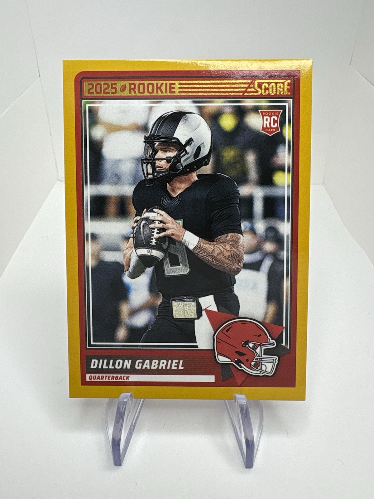 2025 Score Rookies Dillon Gabriel #41 Gold (RC) Cleveland Browns